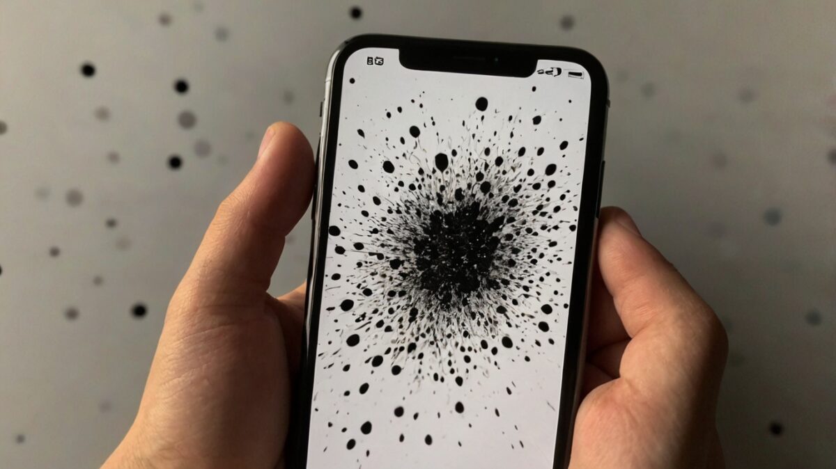 black spot iphone
