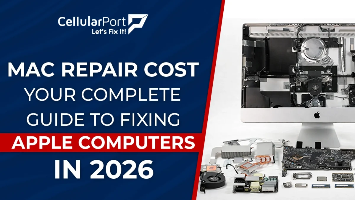 Mac repair cost guide 2026 showing average repair prices for MacBook, iMac, and other Apple Mac devices.